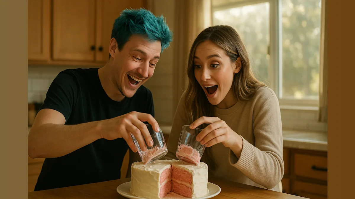 Ninja's Surprising Gender Reveal: A Slice of Cake and a Baby Girl!