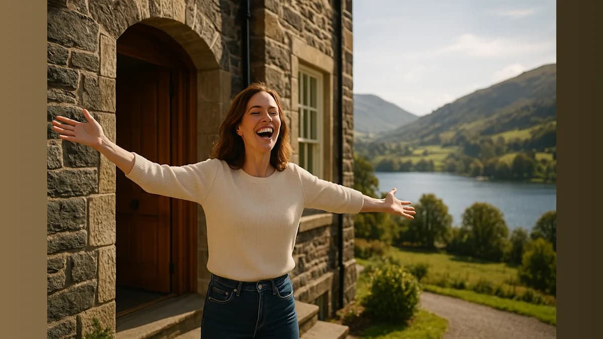 Ignoring Hubby's Advice Pays Off: Woman Wins £4.5 Million Mansion!