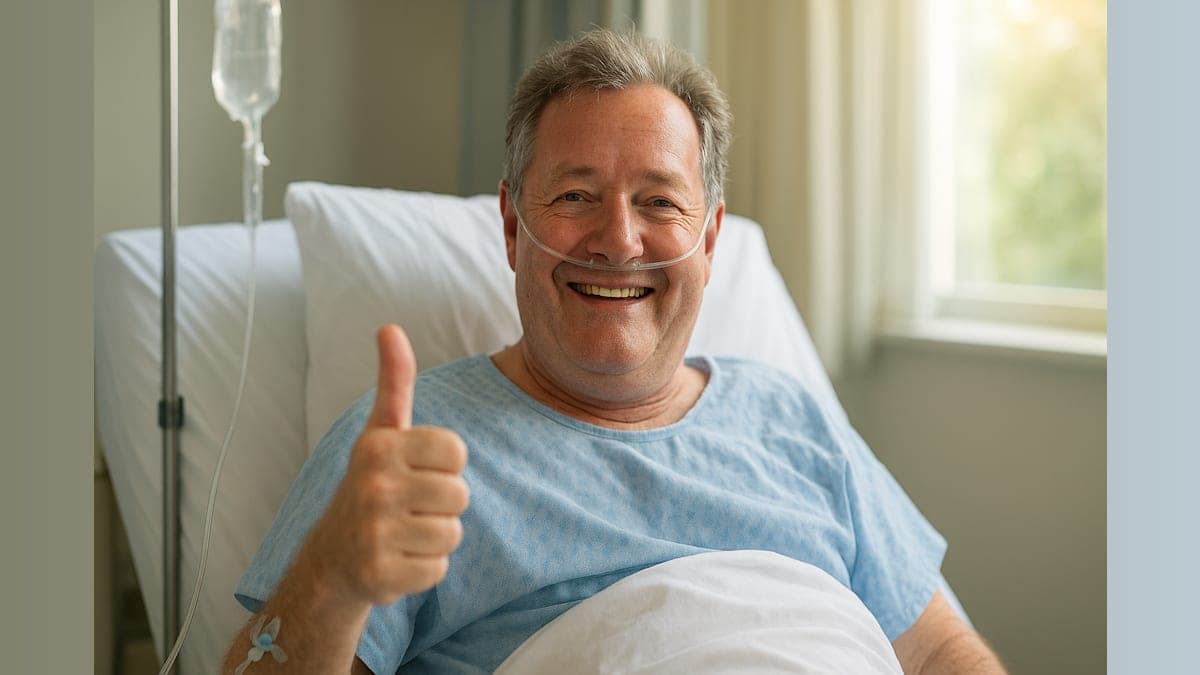 Piers Morgan's Tumultuous Trip: From Hotel Stumble to Hospital Humor!