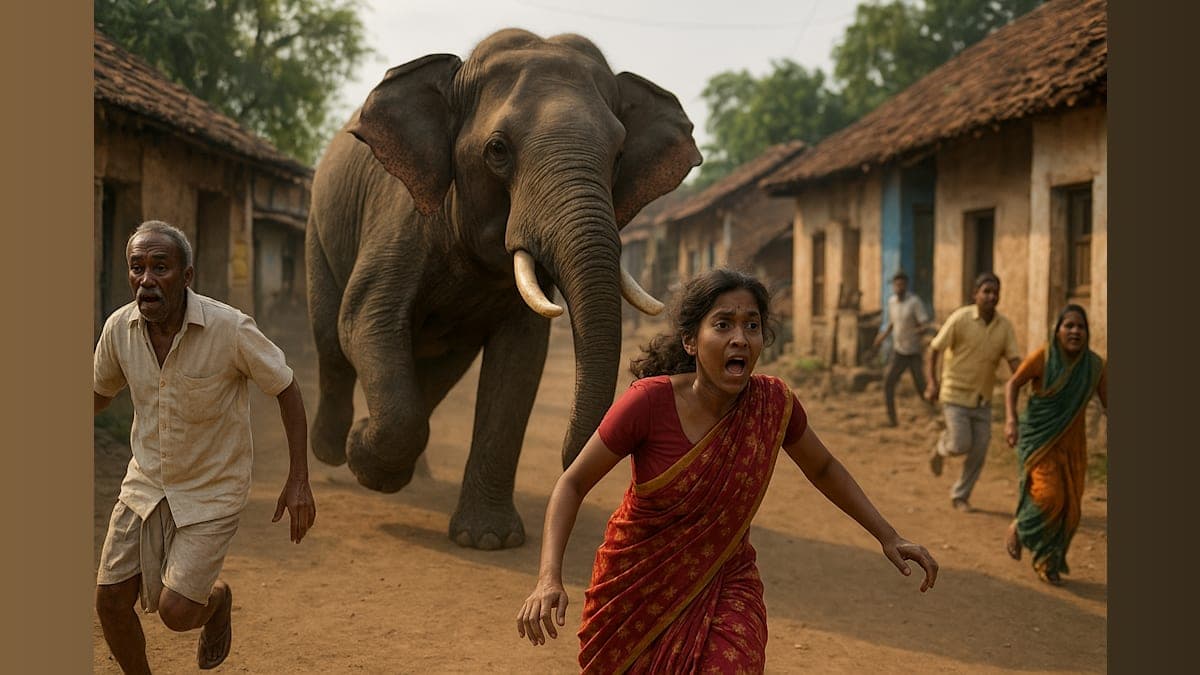 Killer Elephant on the Loose: A Tragic Rampage in India