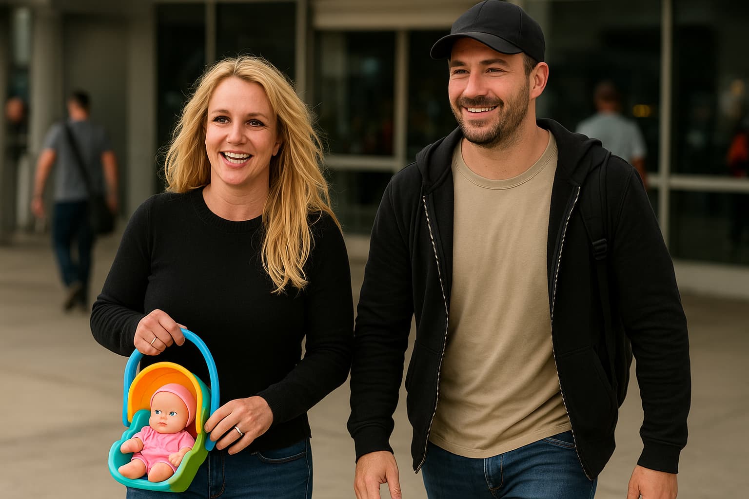 Is Britney Spears Looking for Love? The Curious Case of the Baby Carrier!