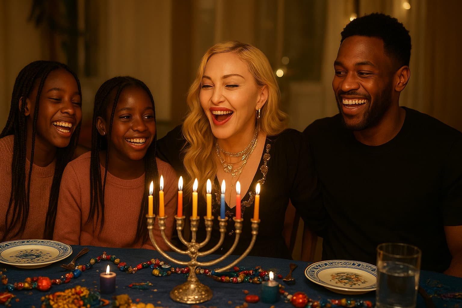 Madonna’s Starry Hanukkah: Family, Love, and Disco Balls!