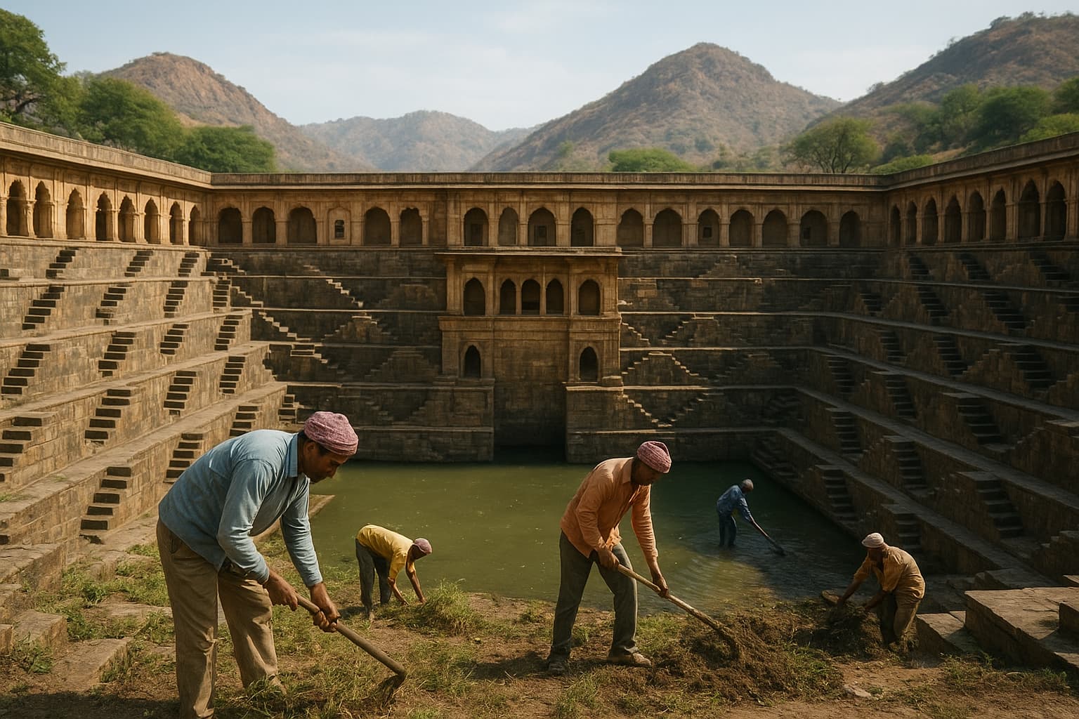 Stepwells: Ancient Indian Treasures Making a Splash in the Fight Against Water Shortages