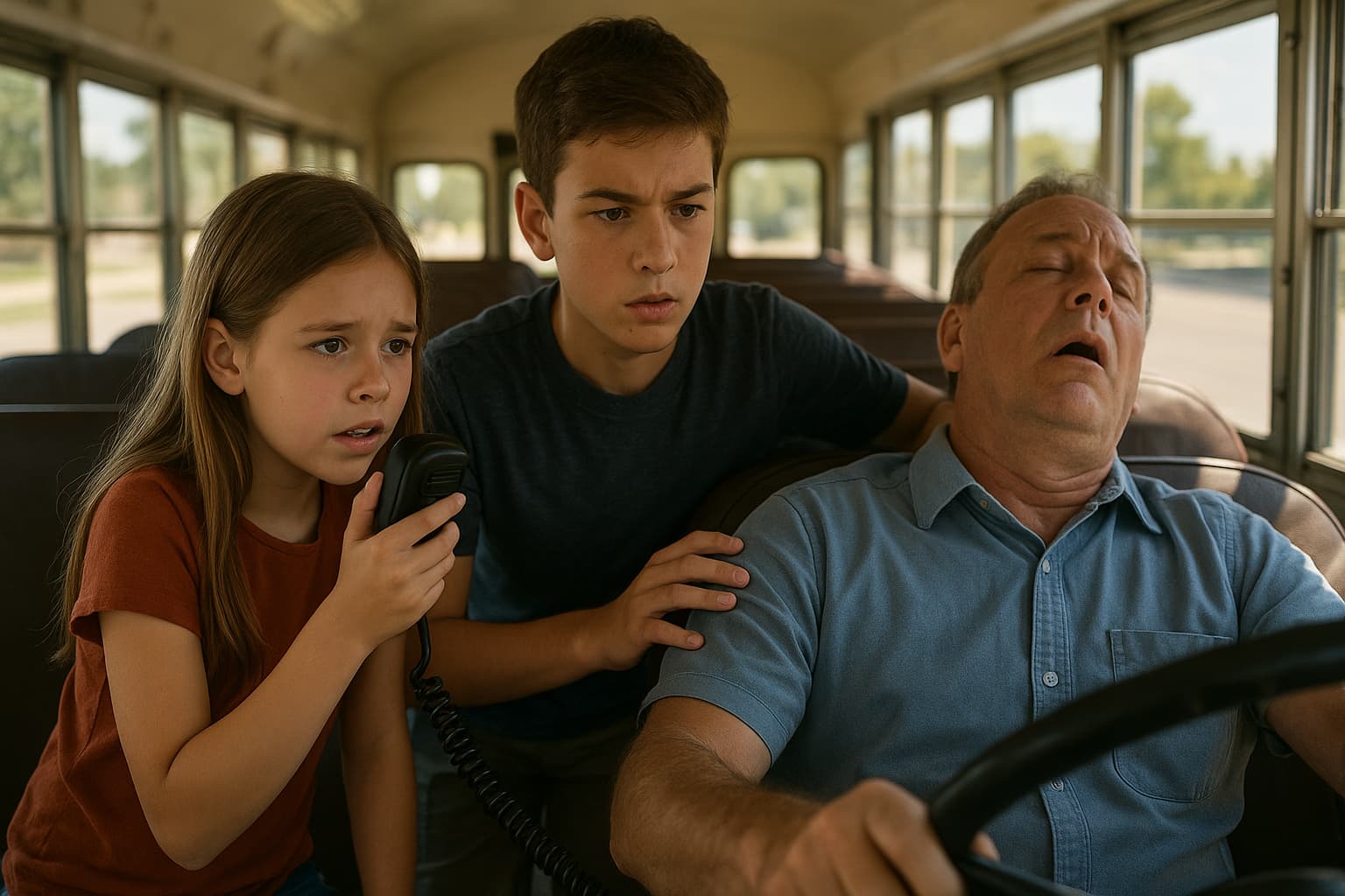 Siblings Save the Day: Ohio Kids Turn into Real-Life Heroes on School Bus!