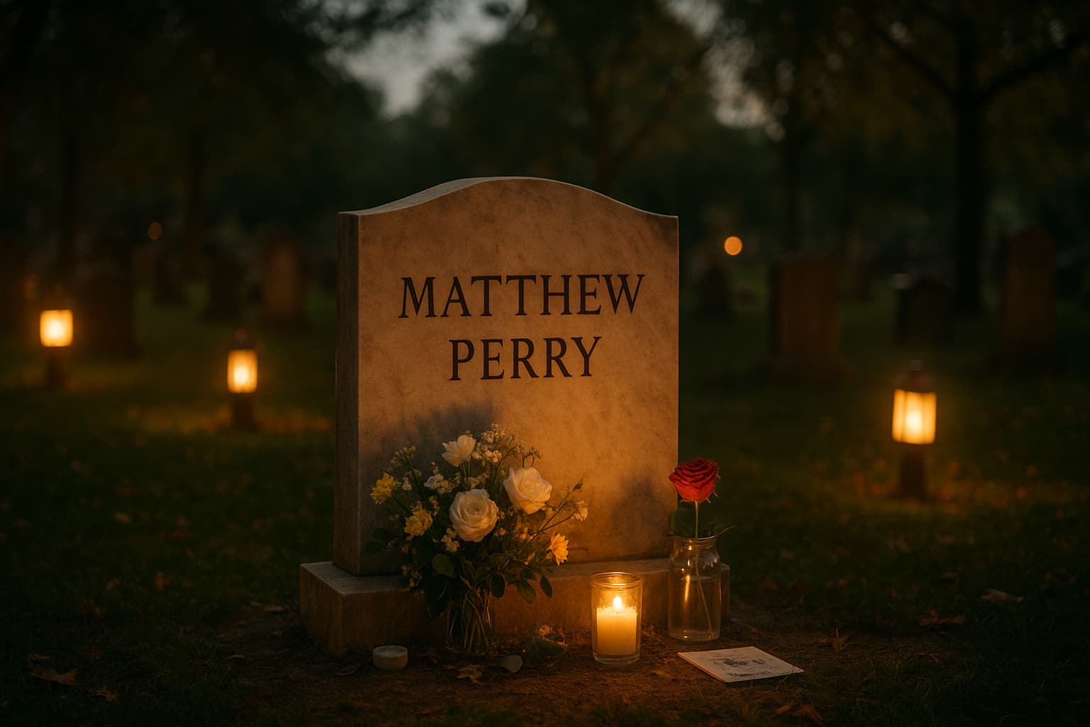 Remembering Matthew Perry: A Heartfelt Tribute Marking His Final Resting Place