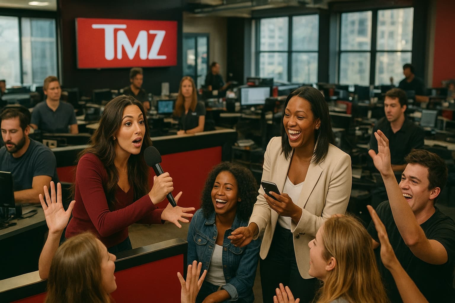 Join the TMZ Newsroom: Live Streaming Chaos Awaits!