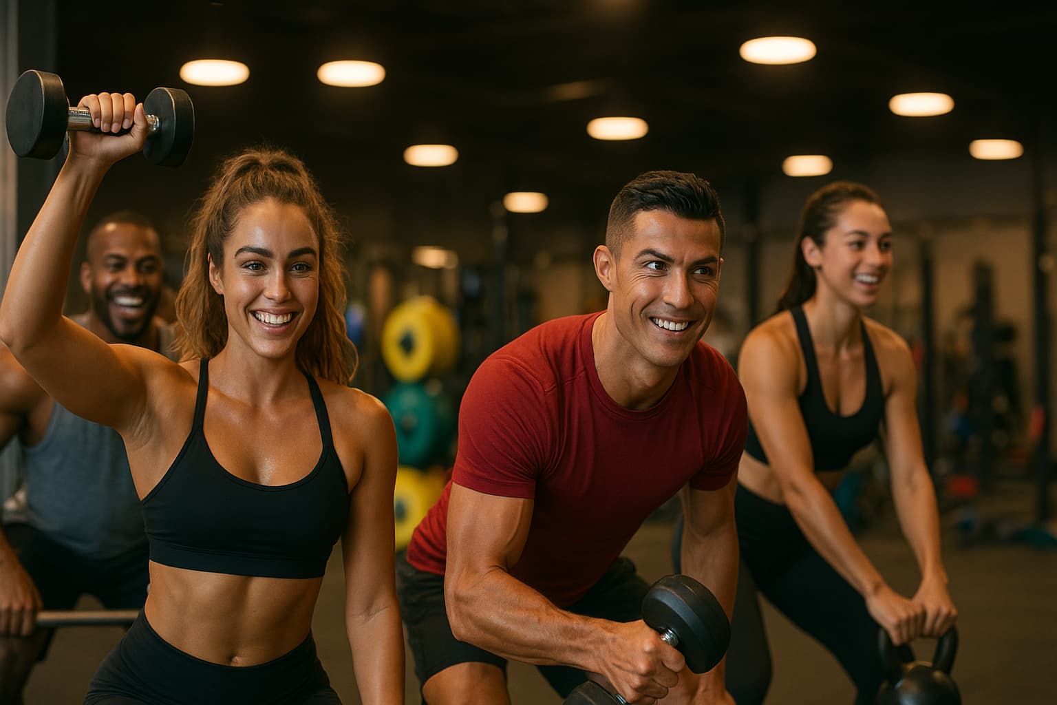 Stars Sweating in Style: New Year, New Gains!