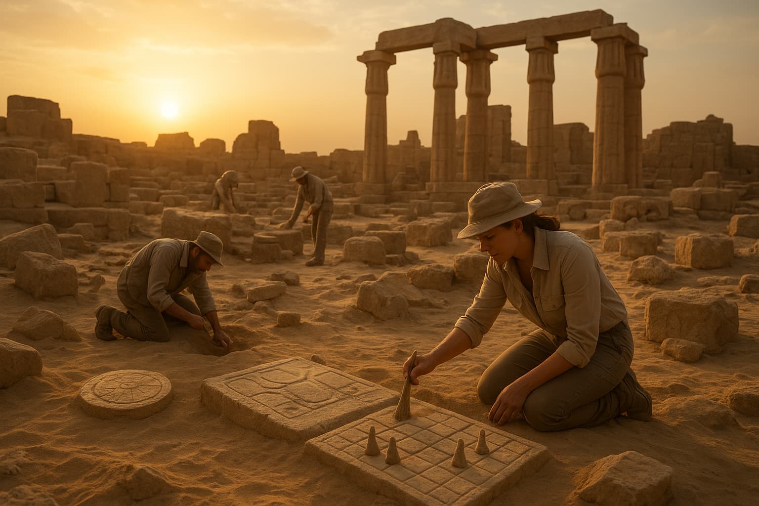 Ancient Secrets Unearthed: The Sun Temple of King Nyuserre Roars Back to Life!