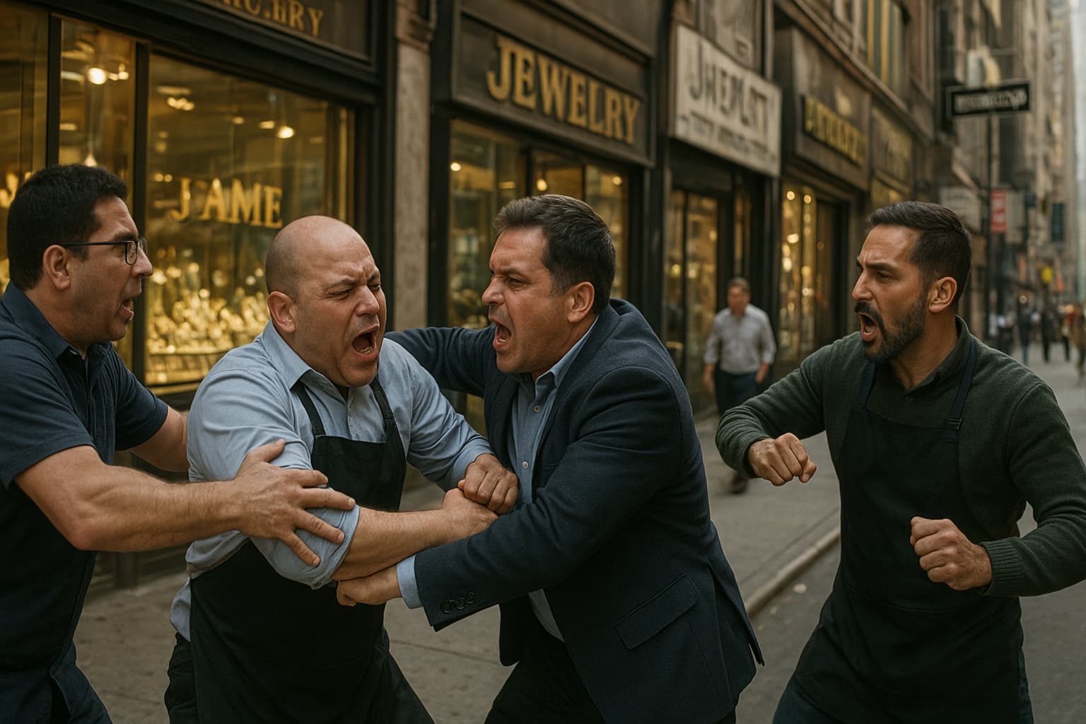 When Bling Turns into a Brawl: The Shocking Jewelry District Fight