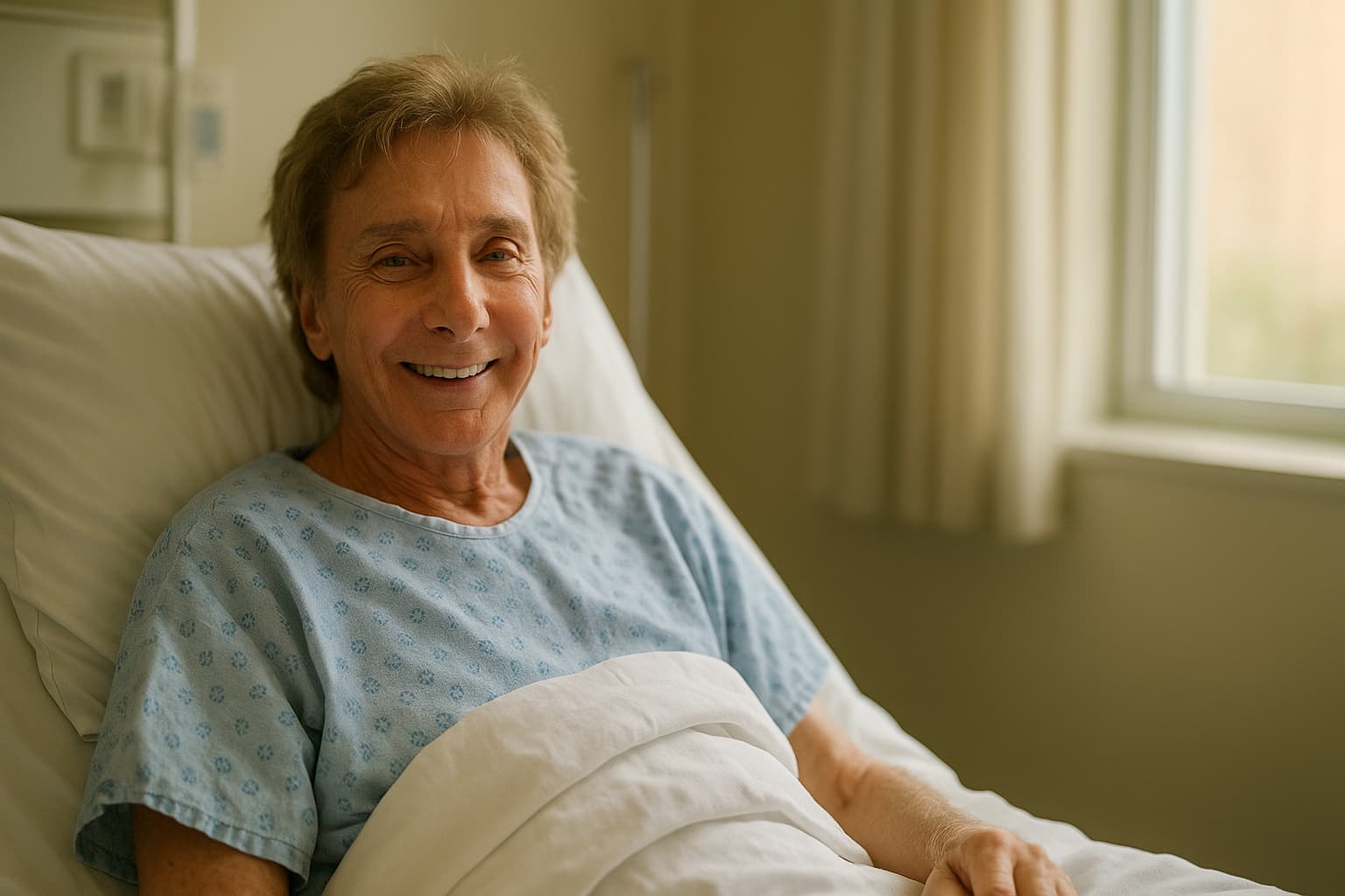 Barry Manilow’s Hospital Selfie: A Heartwarming Update Amid Cancer Battle