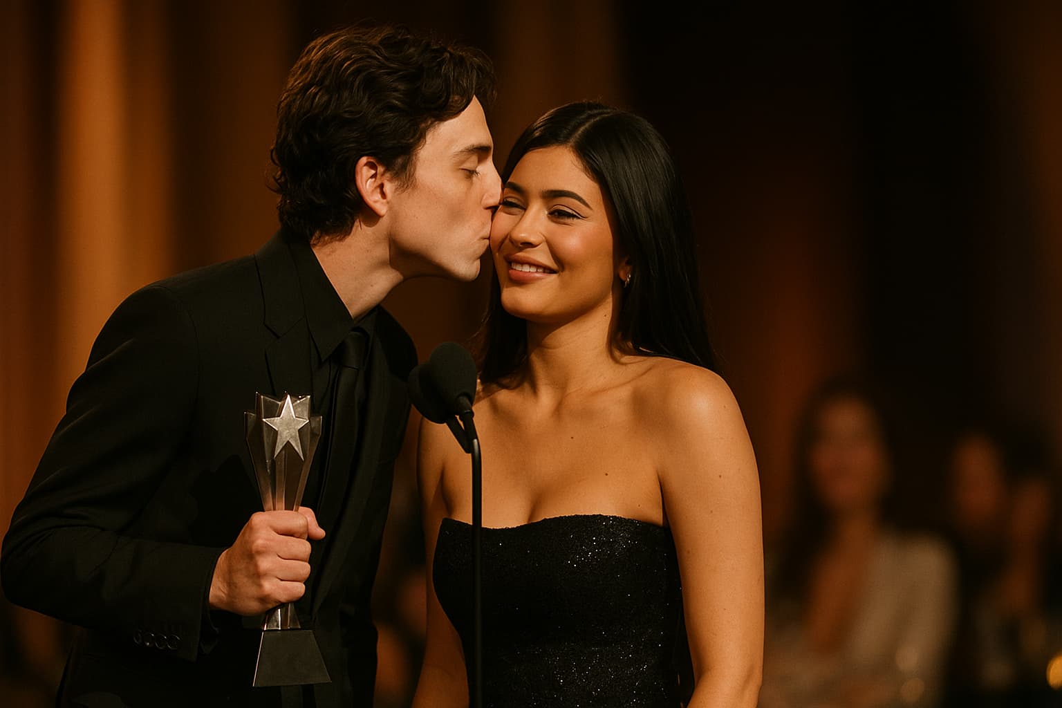 Timothée Chalamet's Tear-Jerking Tribute to Kylie Jenner Steals the Show at Critics Choice Awards