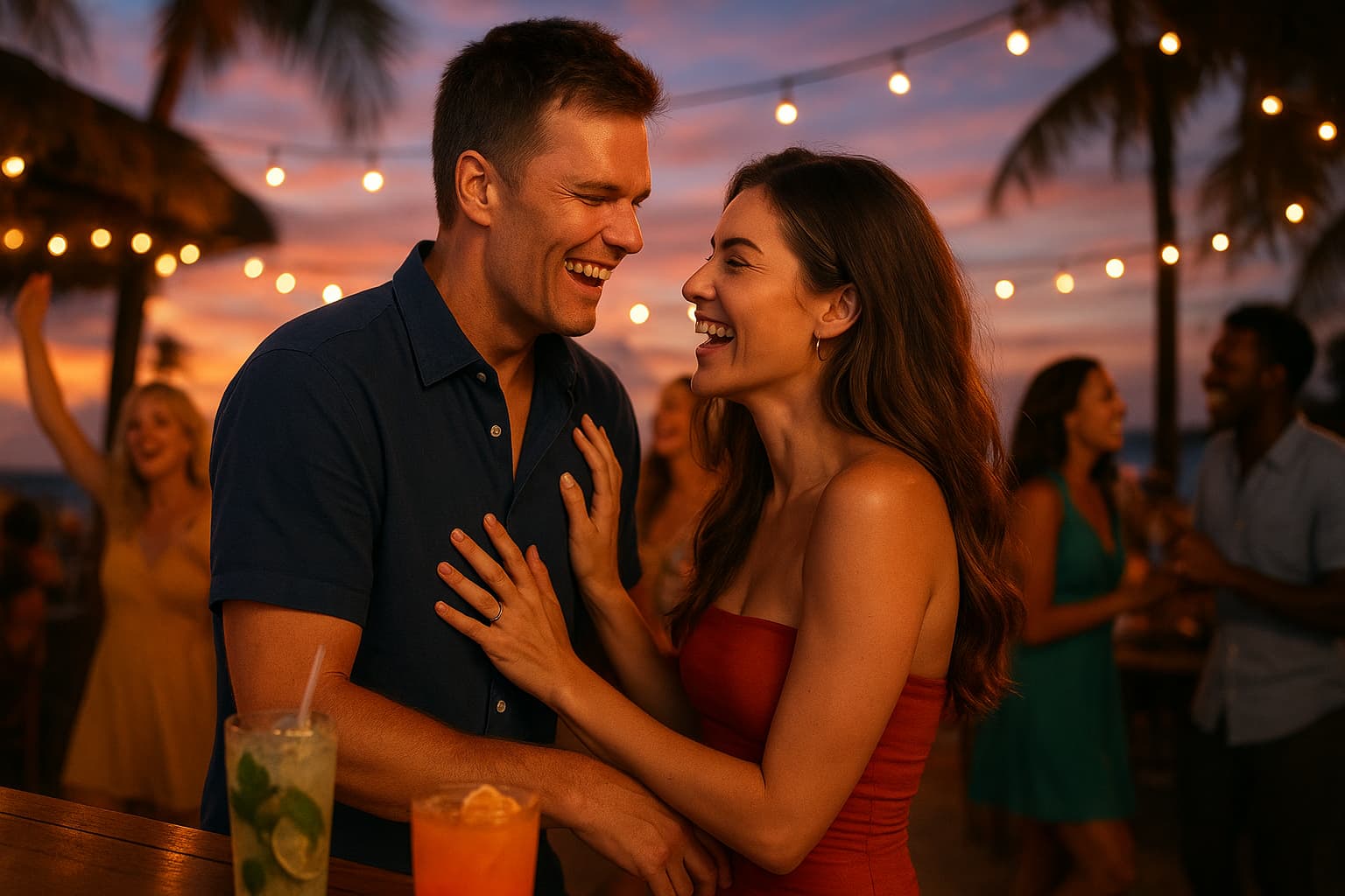 Tom Brady and Alix Earle: Flirting Under the St. Barths Stars—But Was There a Hookup?