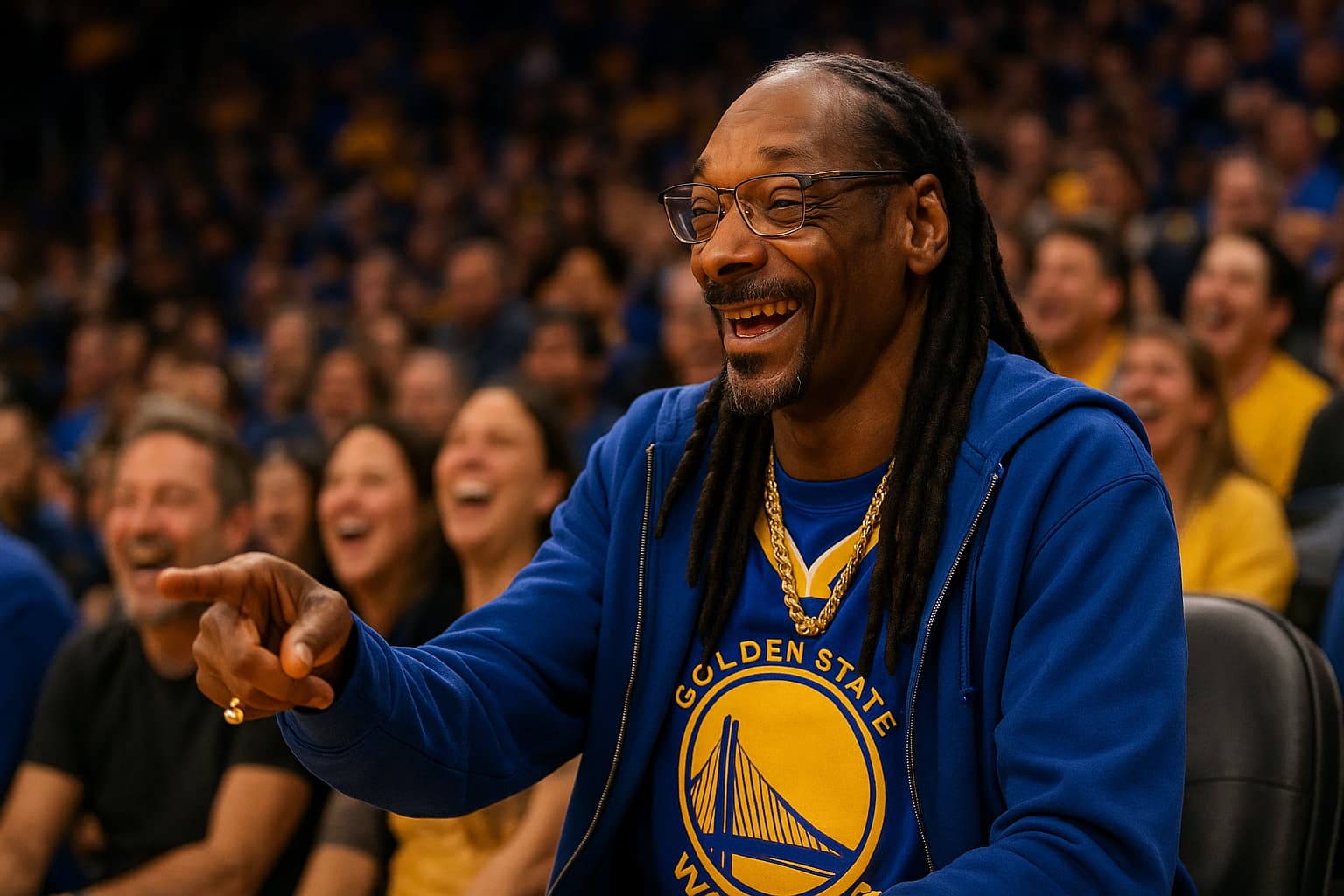 Snoop Dogg Takes a Jab at Steve Kerr: Hilarious Moment from the Warriors Game!