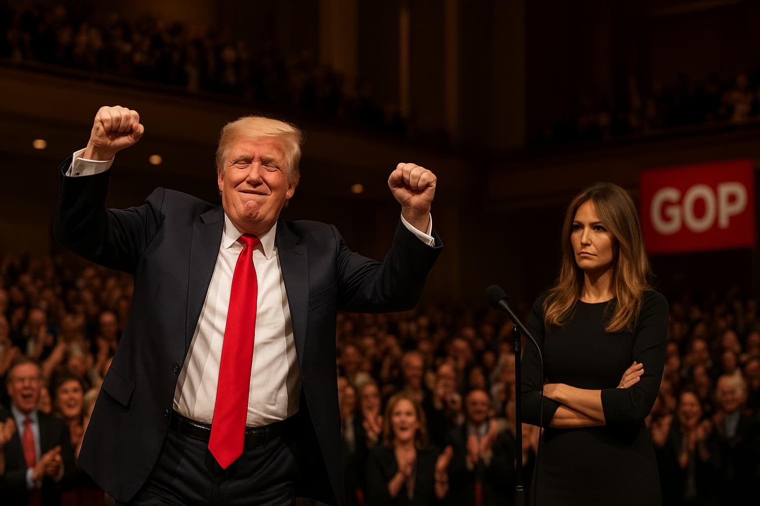 When Weightlifting Meets the Dance Floor: Trump’s Moves Leave Melania Cringing!