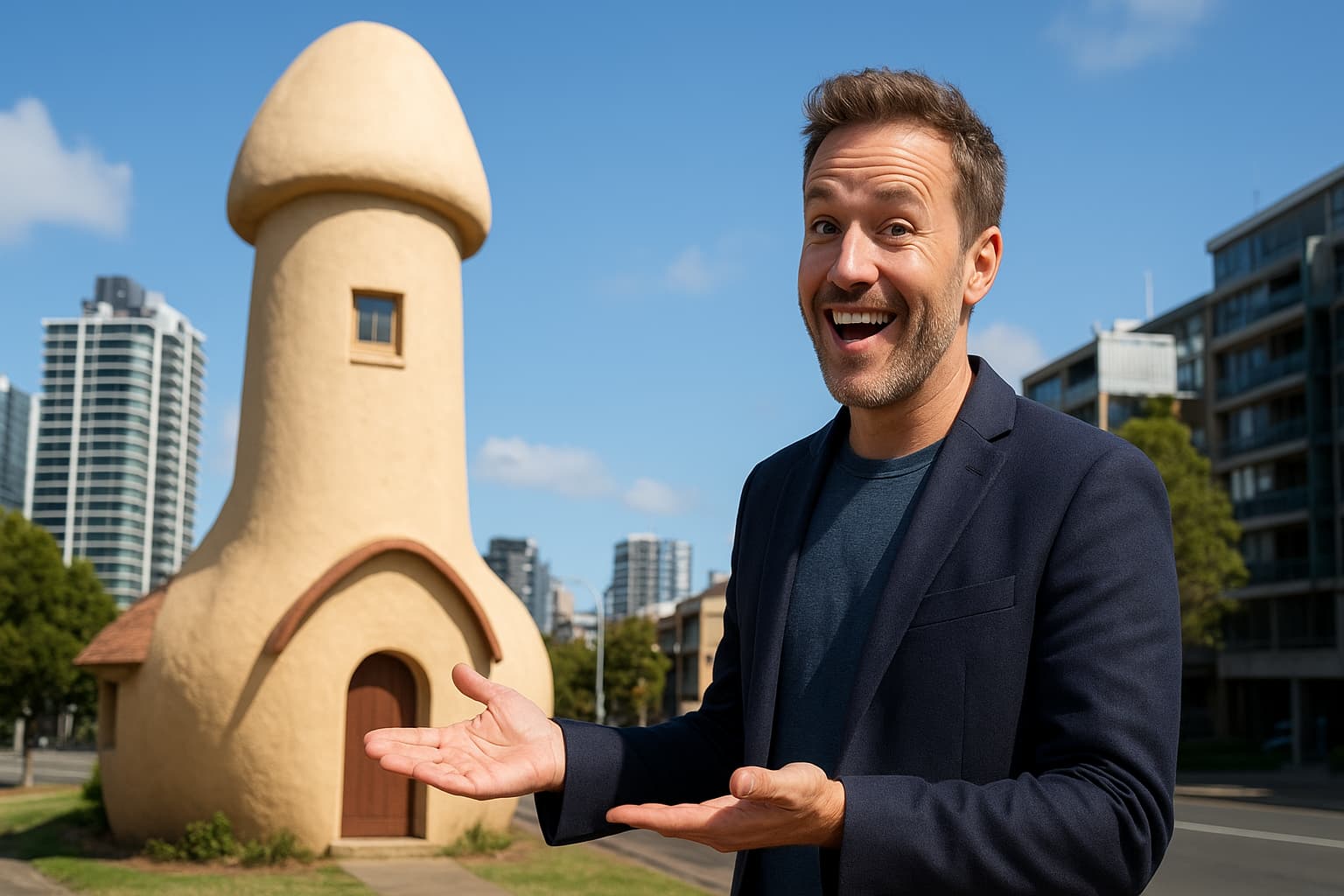 Aussie Star’s Phallic Home Idea: Is it Crazy or Genius?