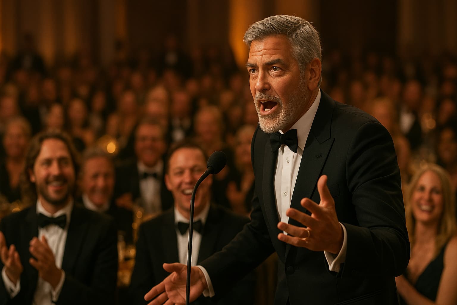 Clooney Defends the Underdogs: The Tarantino Showdown!