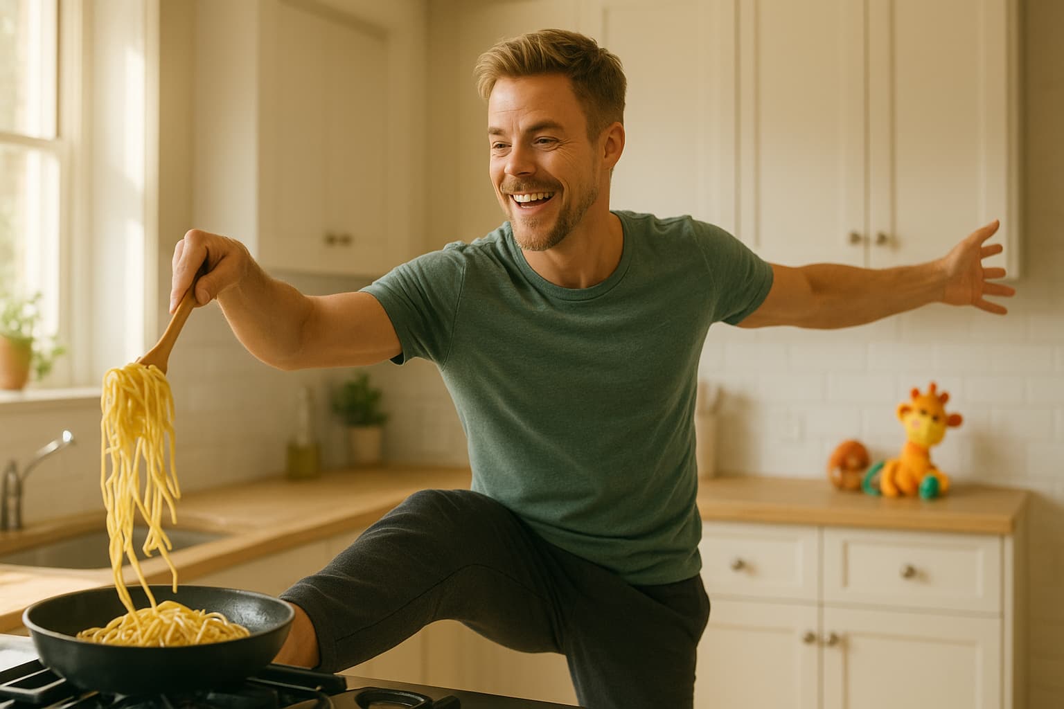 Derek Hough’s Exciting New Chapter: Dancing, Pasta, and Parenting!