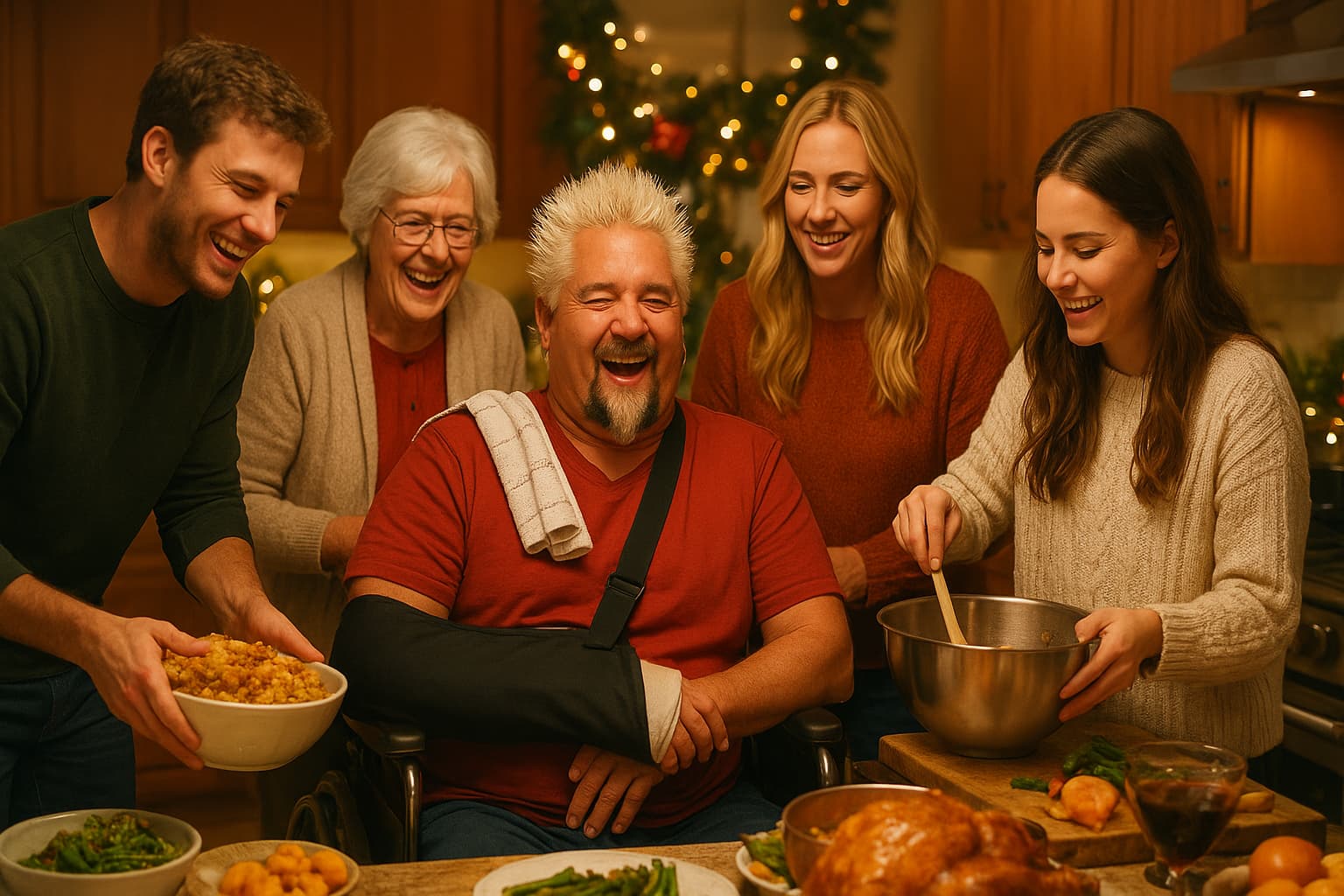 Guy Fieri’s Shocking Slip: A Holiday Accident That Left Him Wheelchair-Bound!