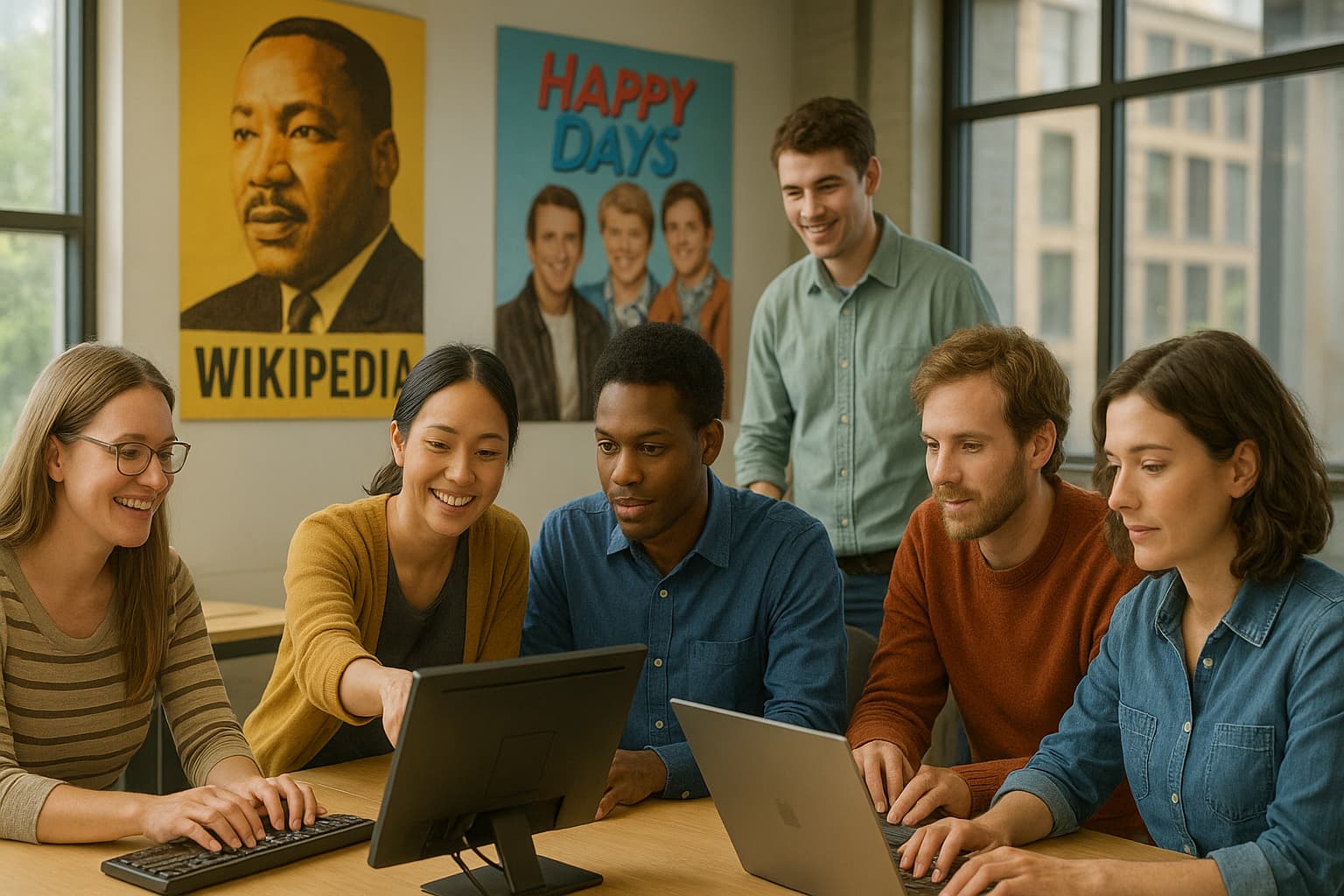 History Unplugged: The Day Wikipedia, Happy Days, and Martin Luther King Jr. Shook Hands