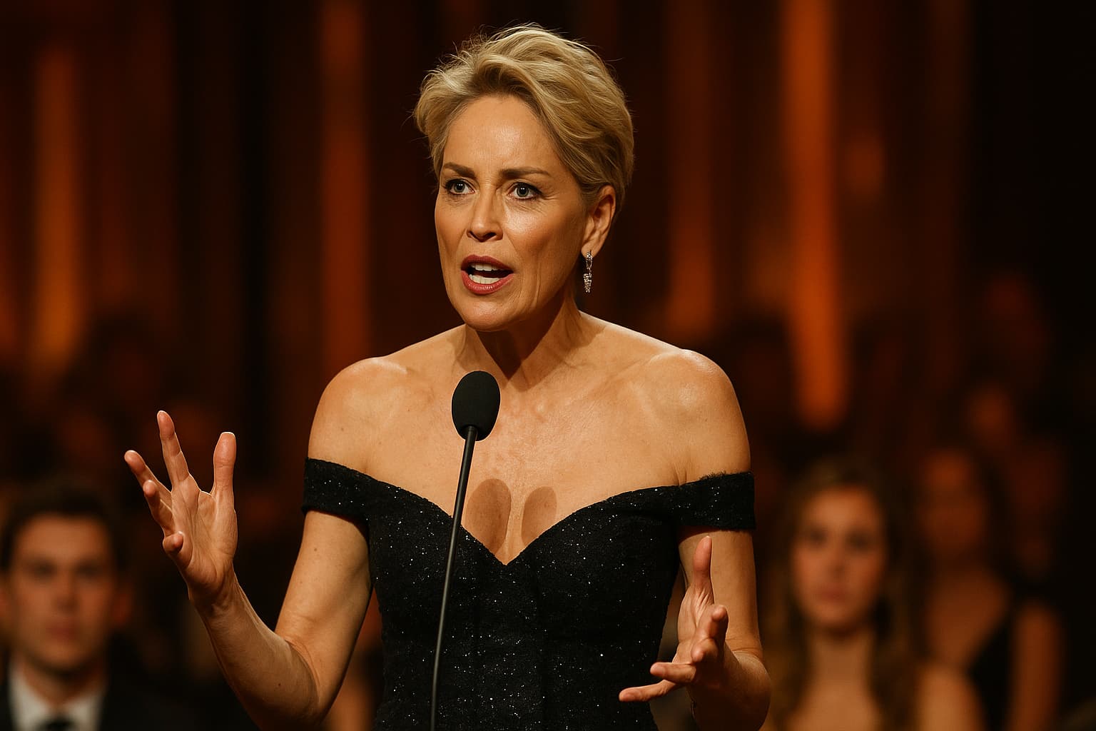 Sharon Stone’s Fiery Speech at the Astra Awards: A Lesson in Respect and Activism