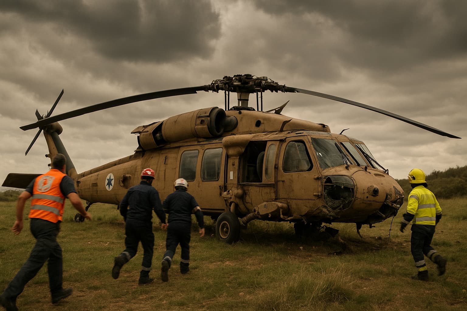 When Choppers Go Down: Shocking Footage of an Israeli Air Force Black Hawk Crash!