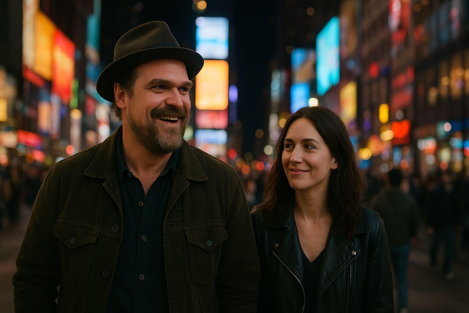 David Harbour Ditches Drama, Spotted Smiling with Mystery Woman in NYC!