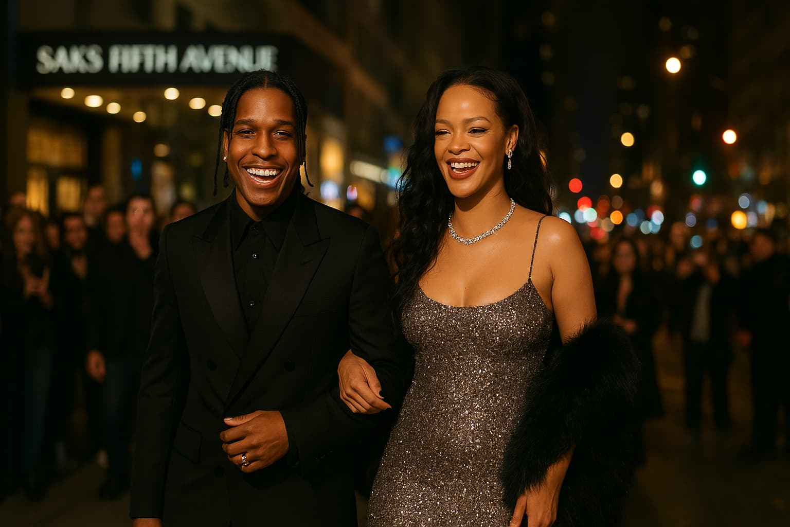 Rocky and Rihanna: A Night of Music, Laughs, and Glamour at SNL's After Party!