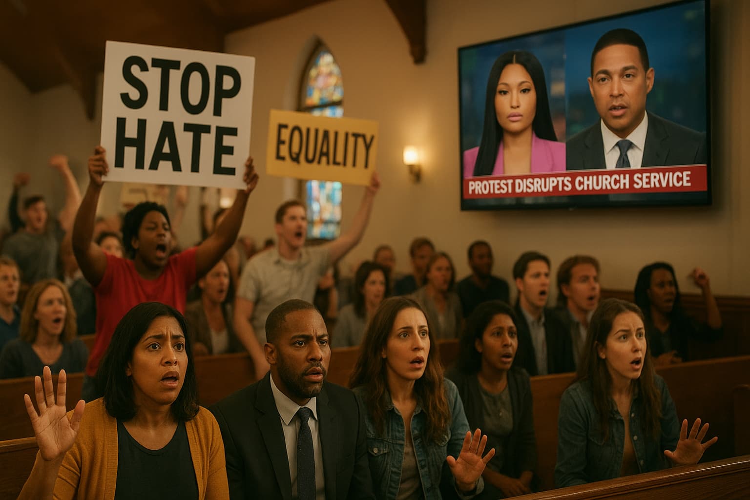 Nicki Minaj Goes Off the Rails: Don Lemon's Church Disruption Sparks Controversy!