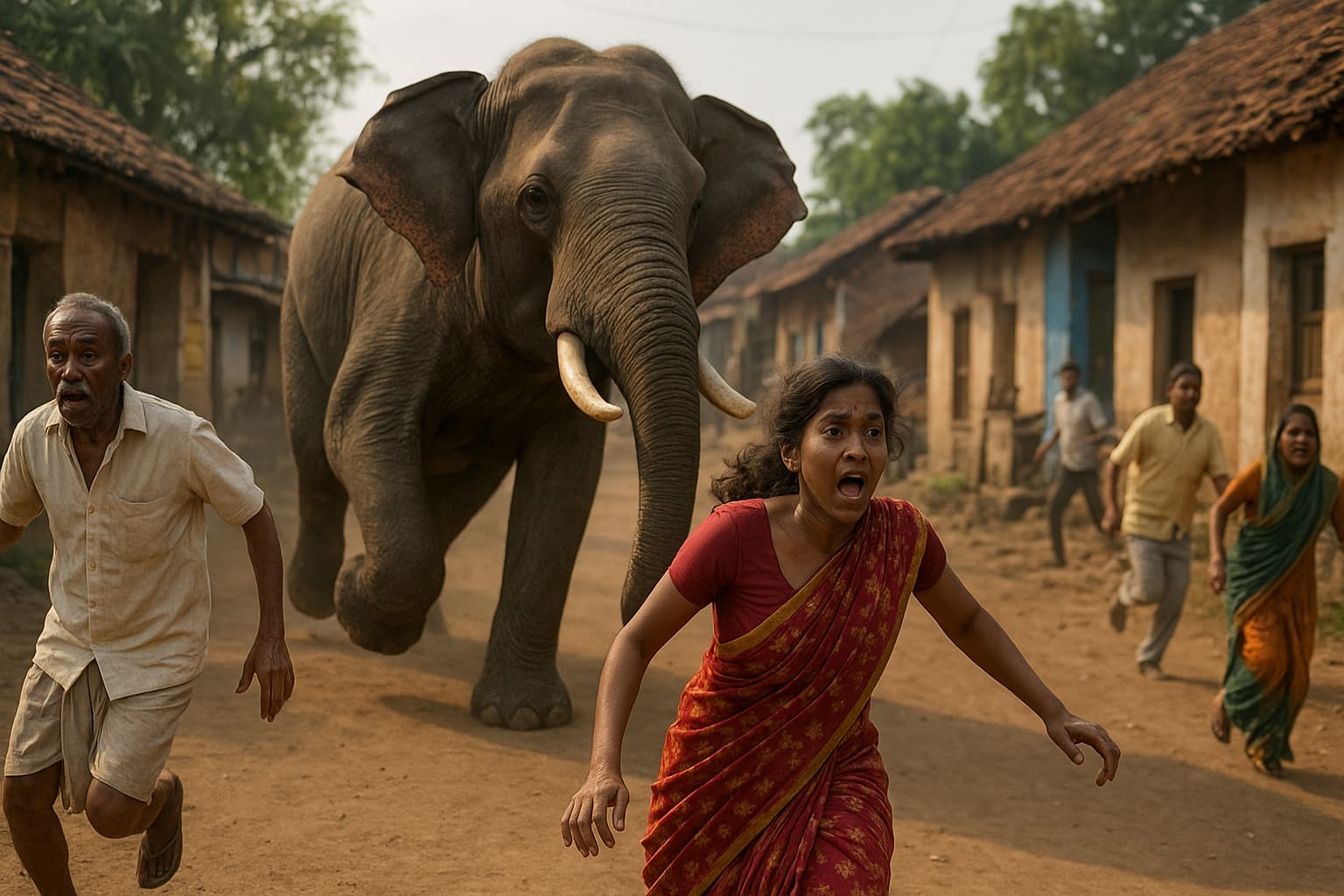 Killer Elephant on the Loose: A Tragic Rampage in India