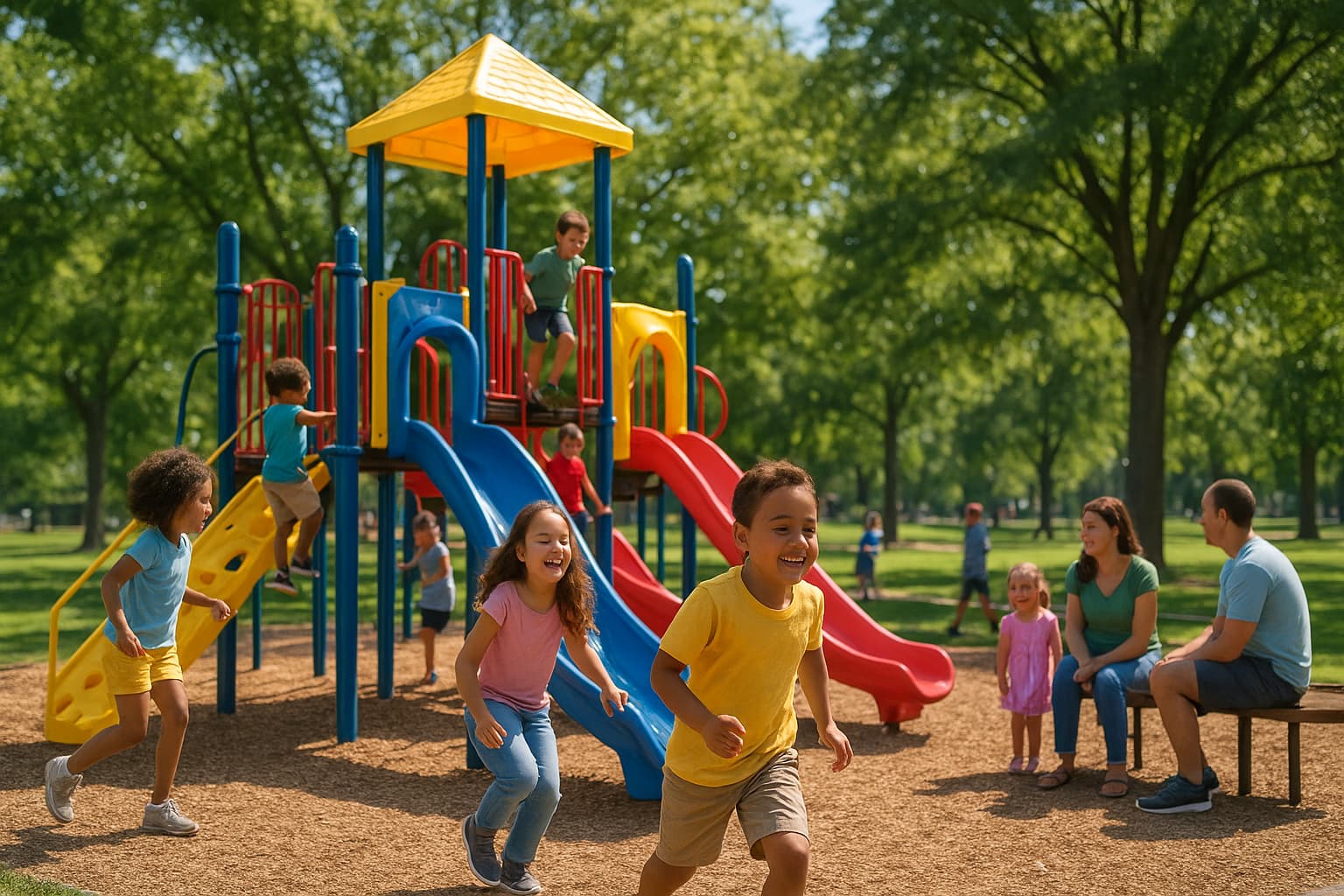 Lee West Park Gets a Fun Makeover: Swinging Into a Bright Future!