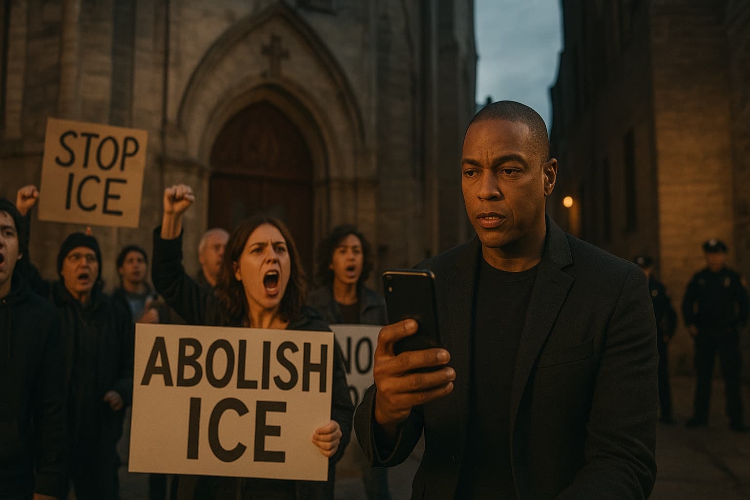 Protest Disrupts Sunday Service: Don Lemon Caught in the Crossfire!